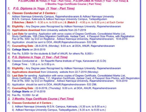 PG Diploma in Yoga